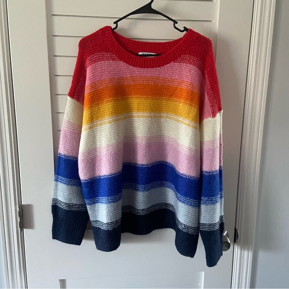 Old Navy Sweaters - Old Navy Colorful Striped Sweater Size 2X